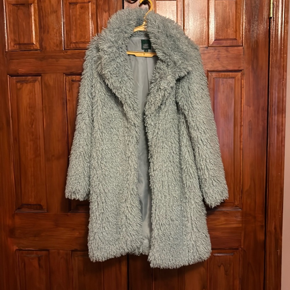 Shearling Midi Jacket
